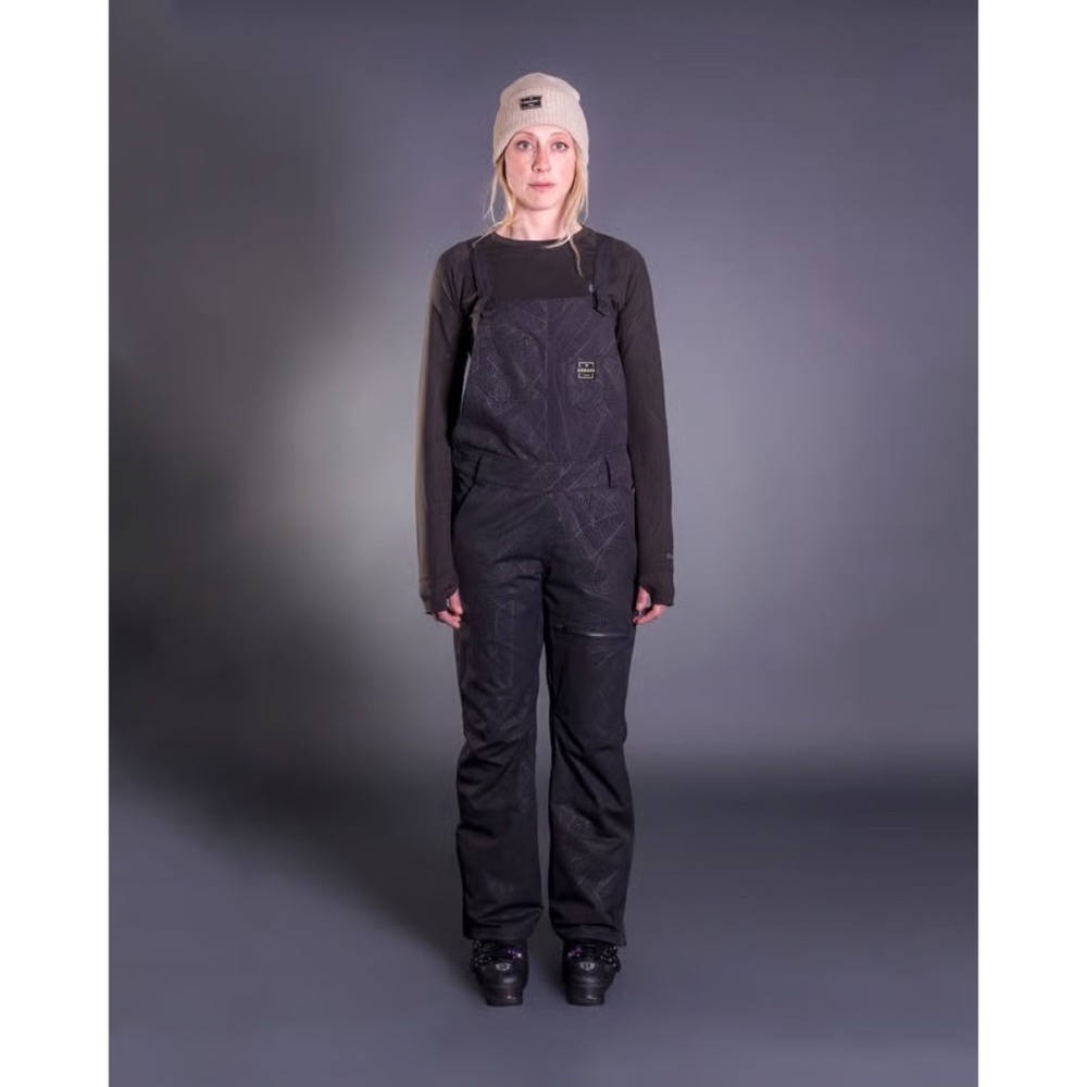 Armada Cassie Ski Overall Pants Black Snow Bib S